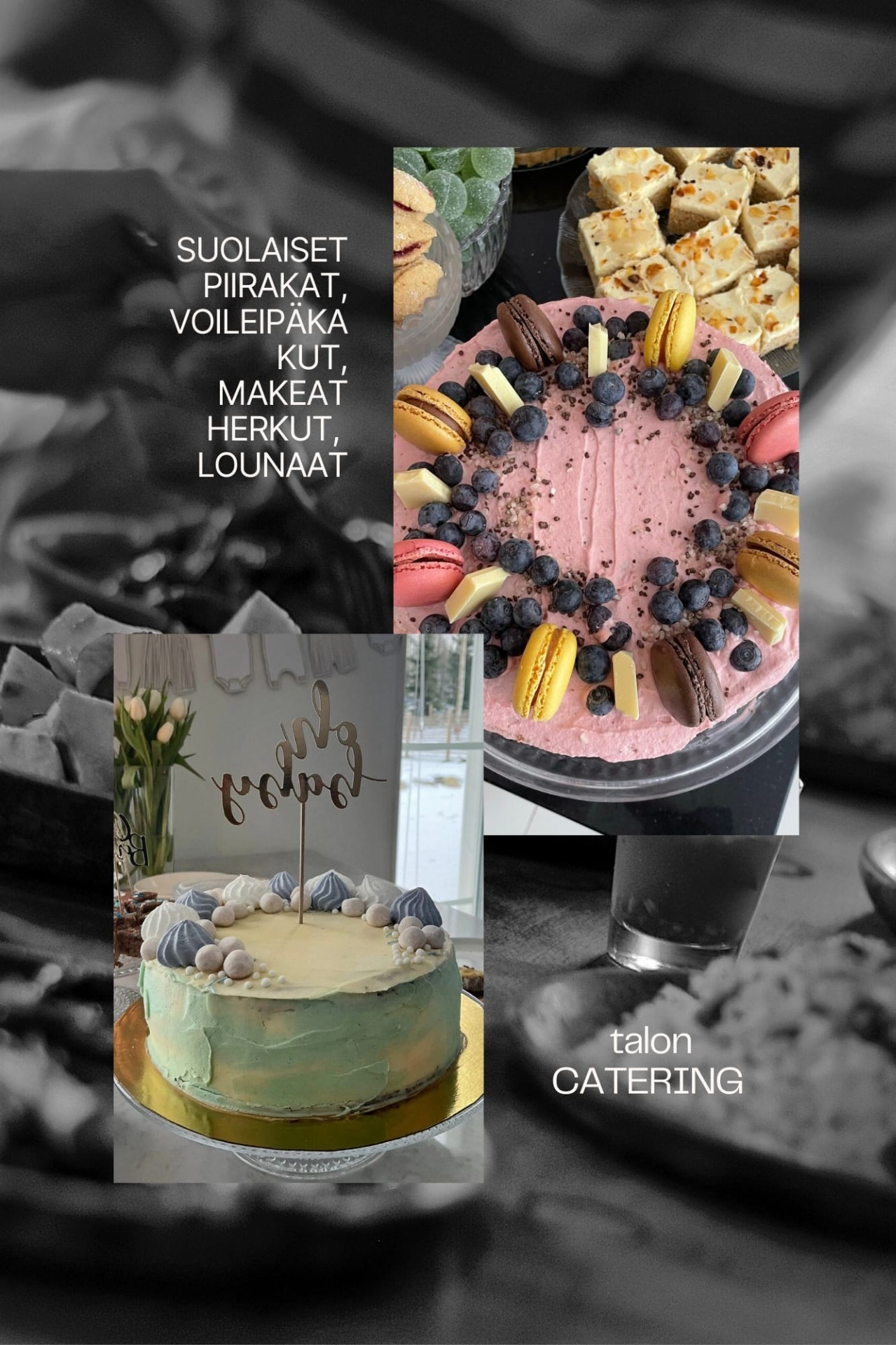 Itsetehdyt kakut ja piirakat